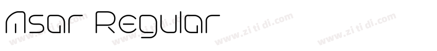 Asar Regular字体转换 Asar Regular字体转换